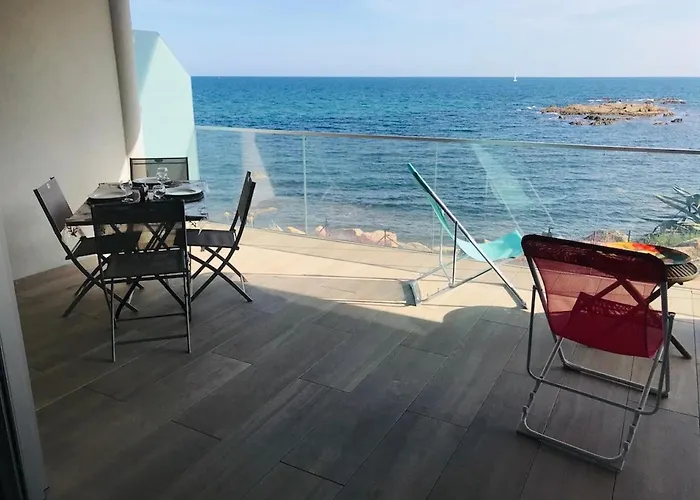 Vue Piscine Solenzara Mare Festa B132 شقة